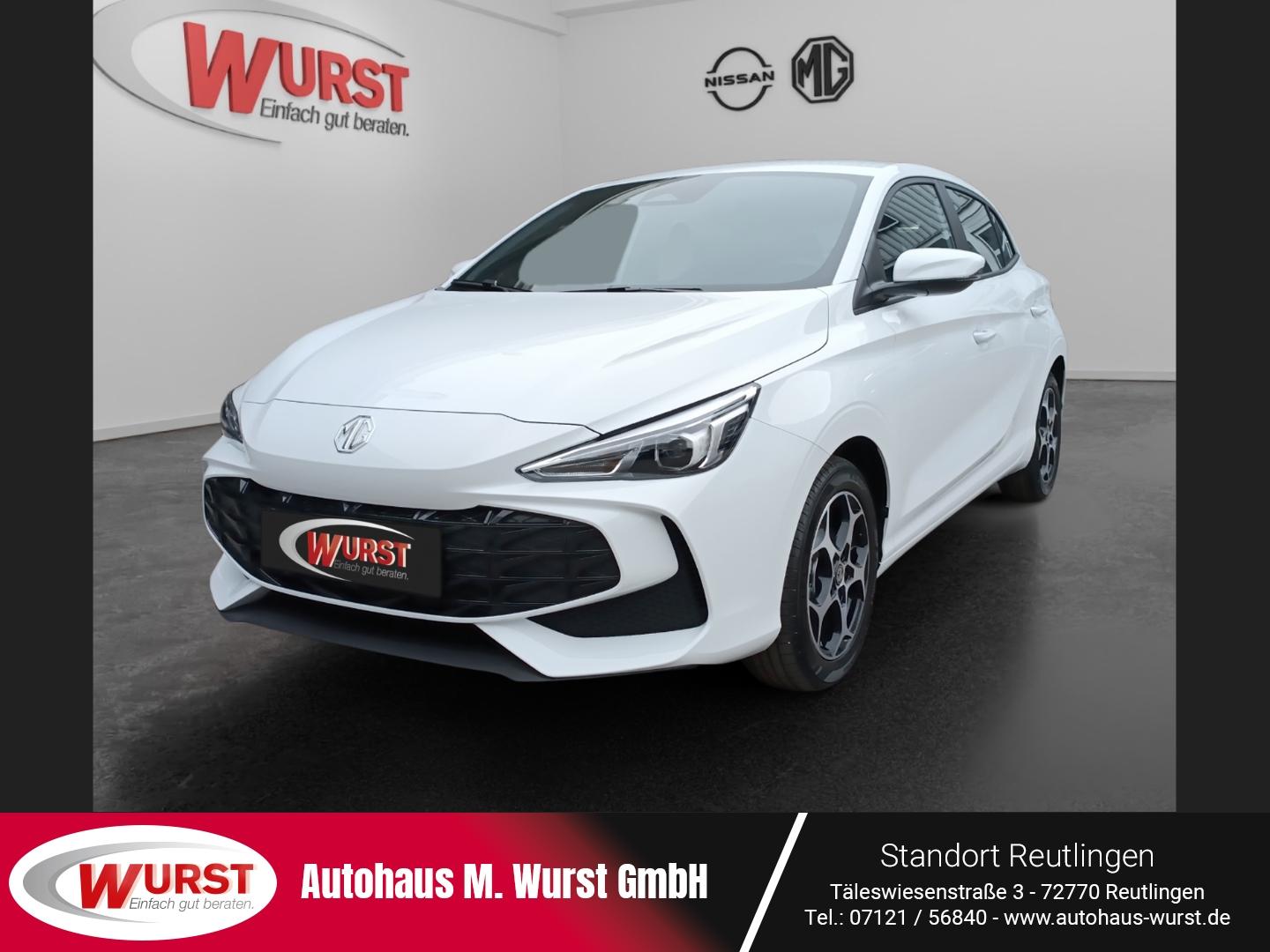 MG3 Comfort Benziner Rückfahrkamera Apple CarPla