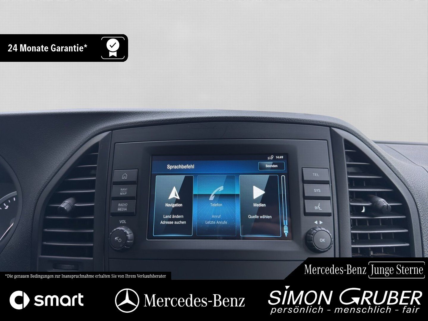 Fahrzeugabbildung Mercedes-Benz Vito 114 Tourer extralang Navi Kamera 8 Sitzer