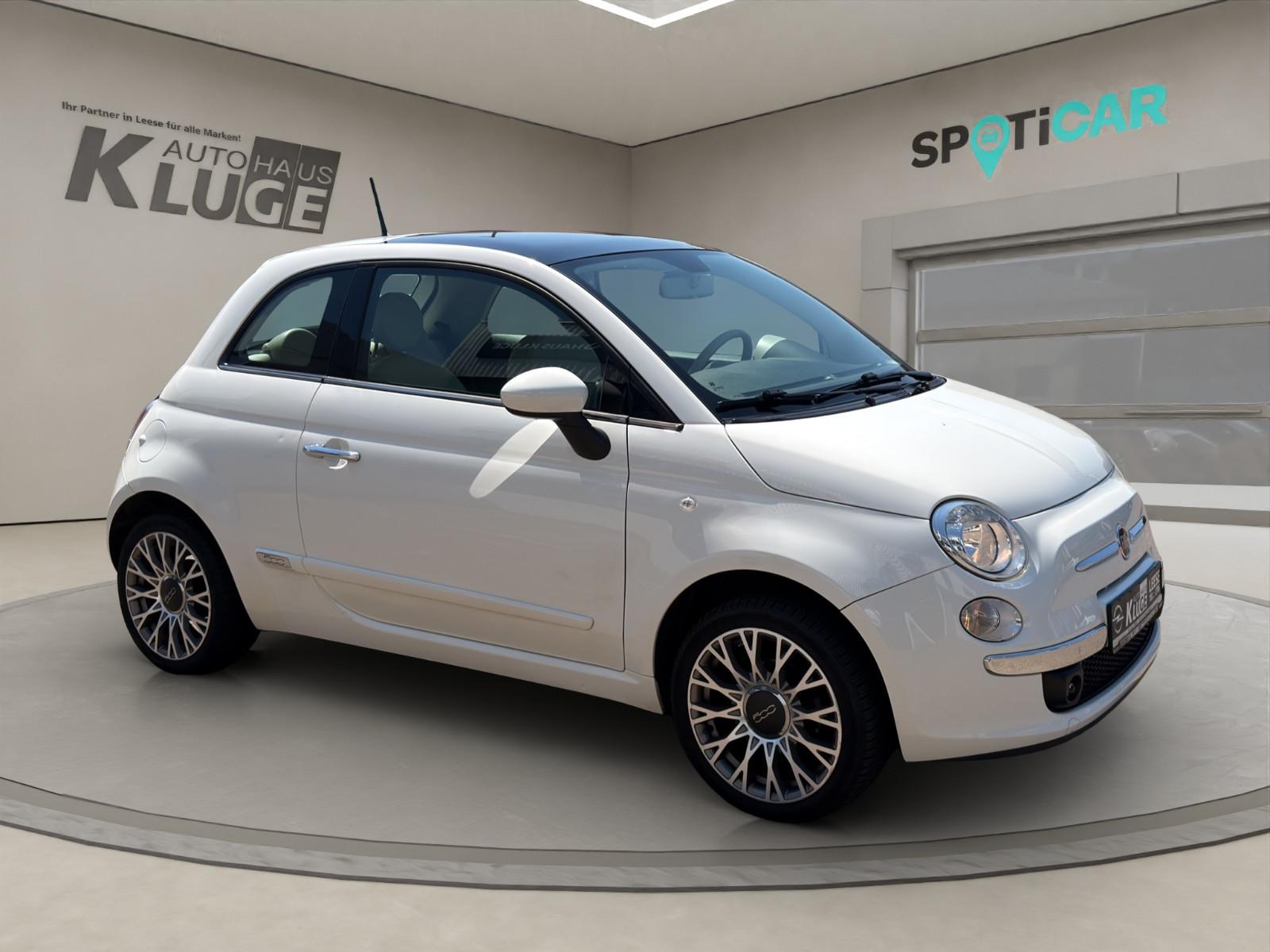 Fiat 500 1,2 Lounge, PDC, CD, Panoramadach