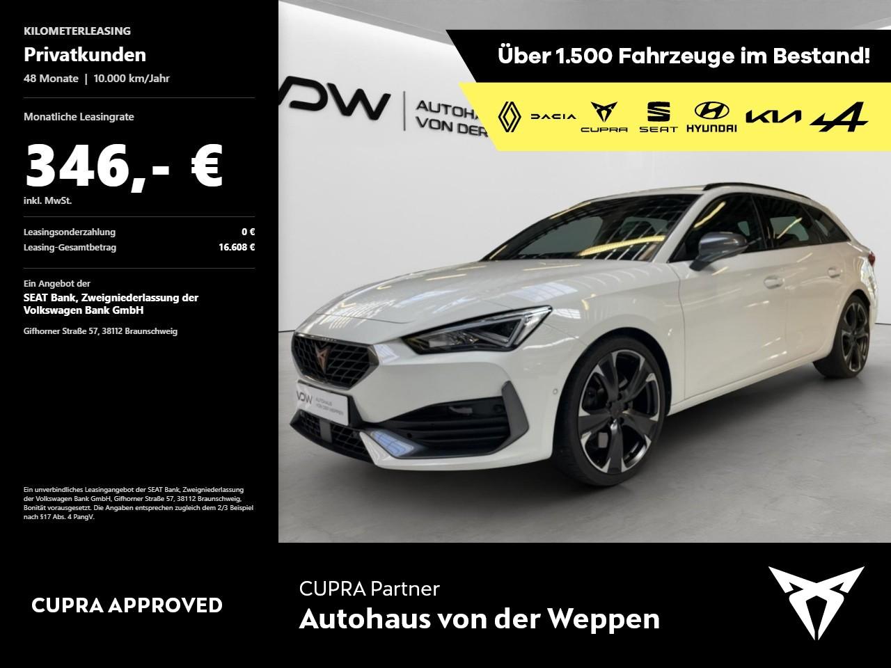 Cupra Leon Sportstourer VZ 2.0 TSI AHK, PANO, SHZ