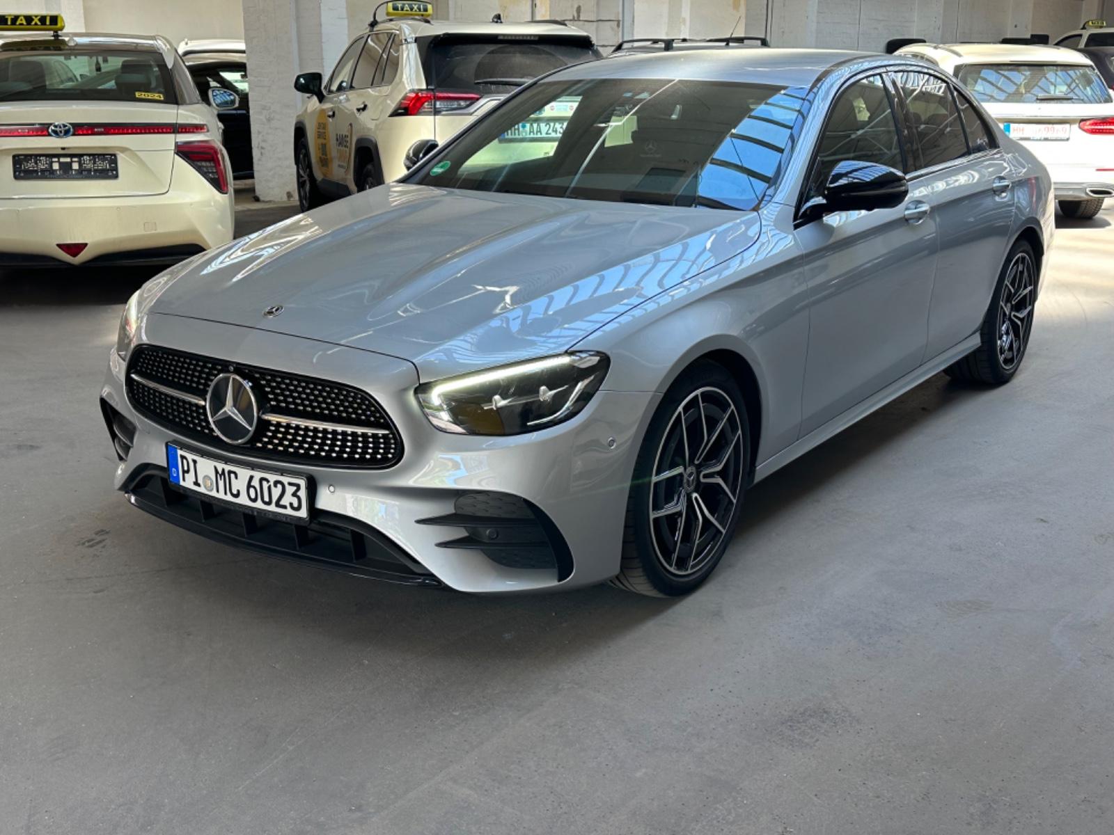 Mercedes-Benz E 200d/2xAMG/NIGHT-P/STHZG/360°K/SPUR-P/NAVI/LED