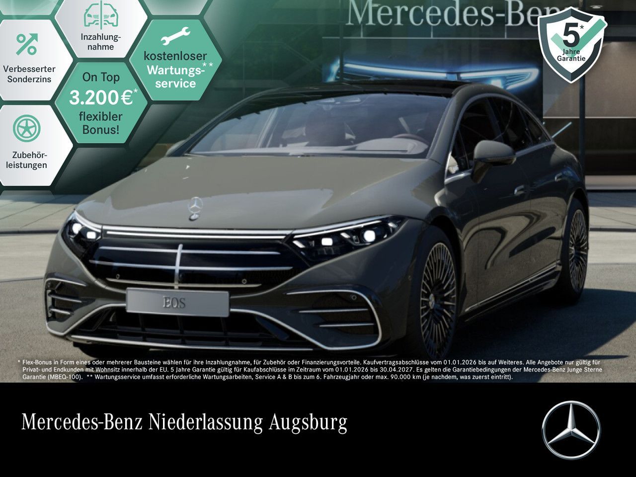 MERCEDES-BENZ EQS 580 4M AMG STYL/21"/PREM./MANUFAKTUR INT/HuD