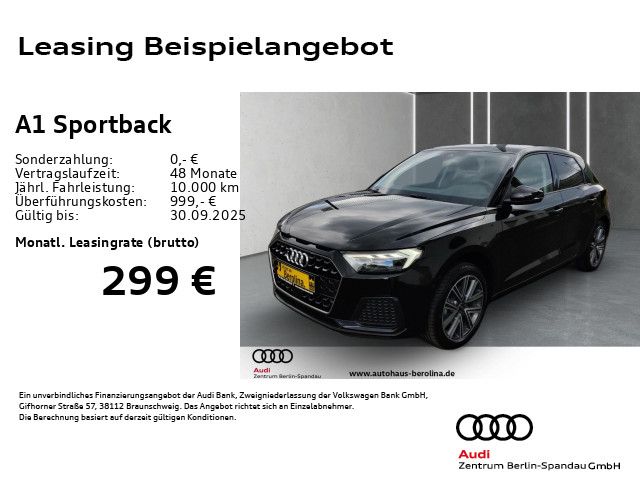Vorschaubild: AUDI A1 Sportback 30 TFSI Adv. S tronic *GRA*R-CAM* (Fahrzeug-Nr. AL9589)