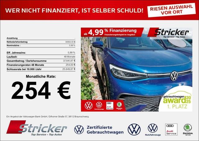 Volkswagen ID.5 Pro Performance 150/77 254,-ohne Anzahlung