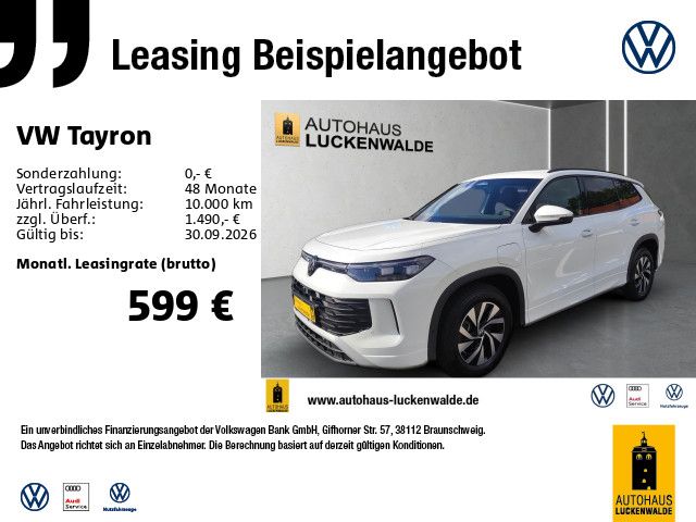 Volkswagen Tayron 1.5 eHybrid Life DSG *AHK*IQ.LIGHT*ACC* imagem 2