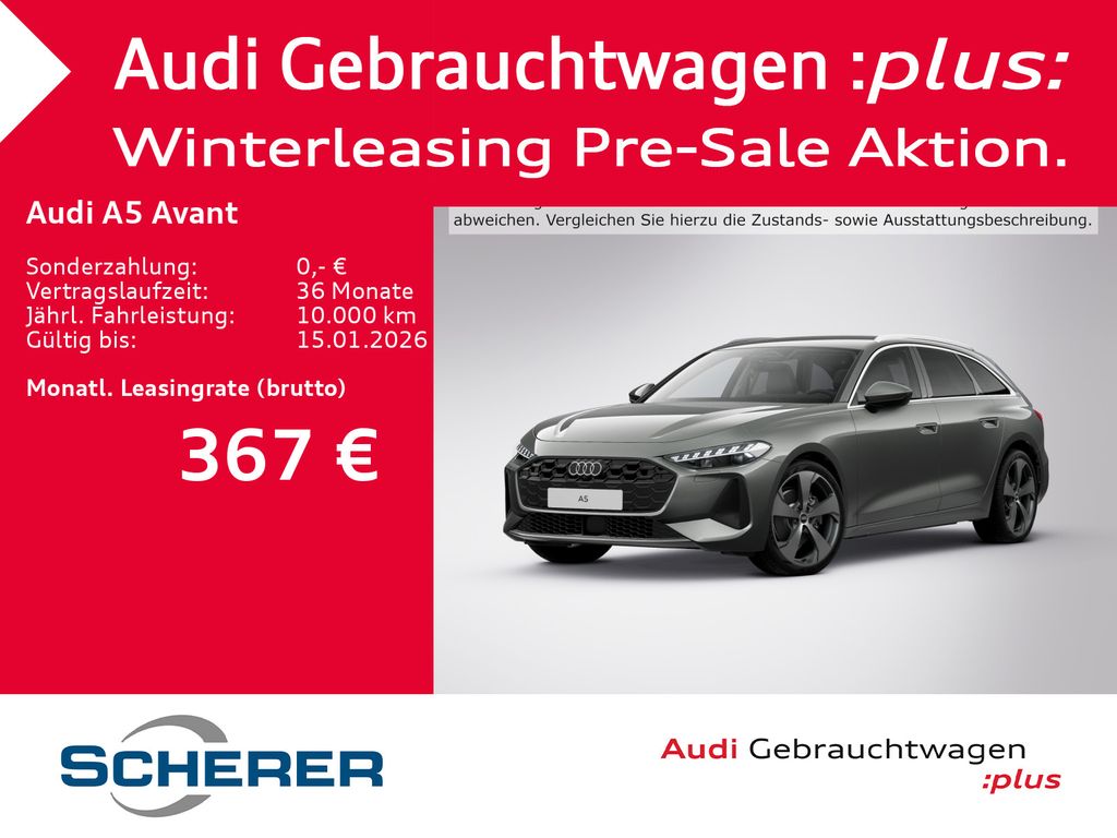 A5 Avant 2.0 TFSI S tronic KAMERA AHK LED+