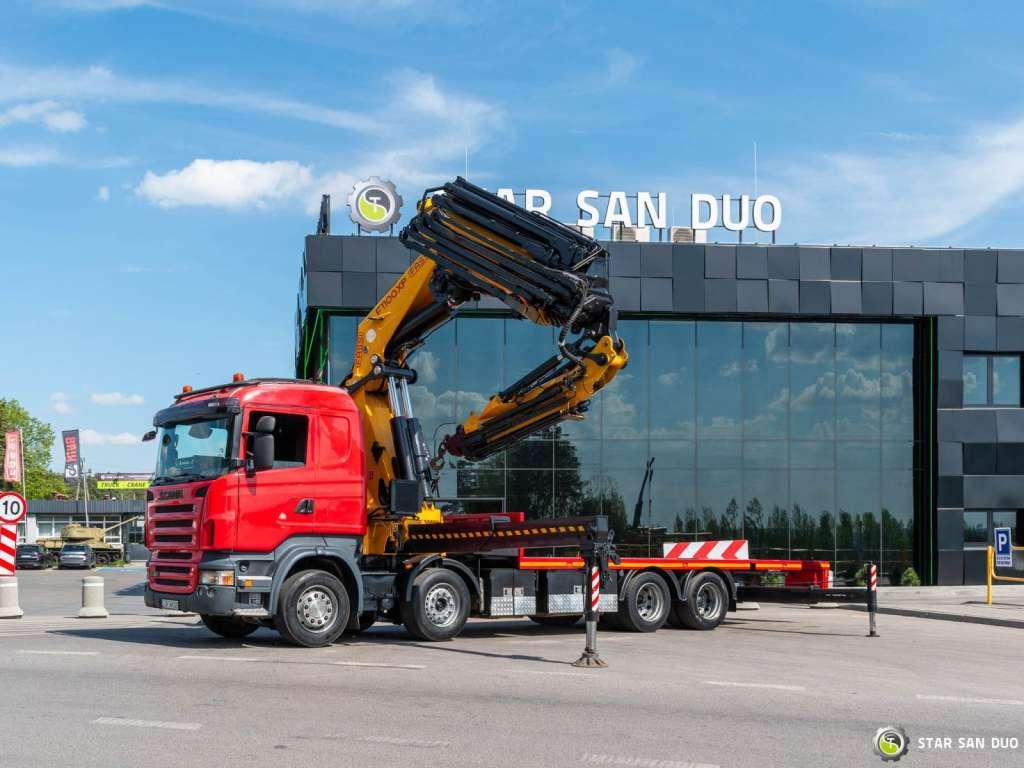 Scania  R420 8x2 FASSI F1100AXP Crane Fly Jib Winch