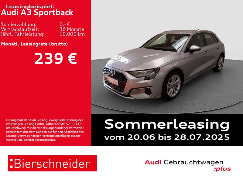 Audi A3 Sportback 30 TDI advanced 17 PDC SHZ 5J.GAR