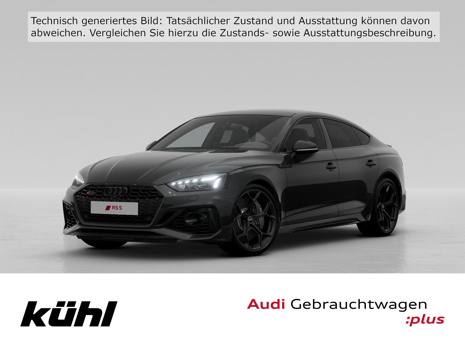 Audi RS 5 Sportback performance TFSI Q Tip. Vmax 300