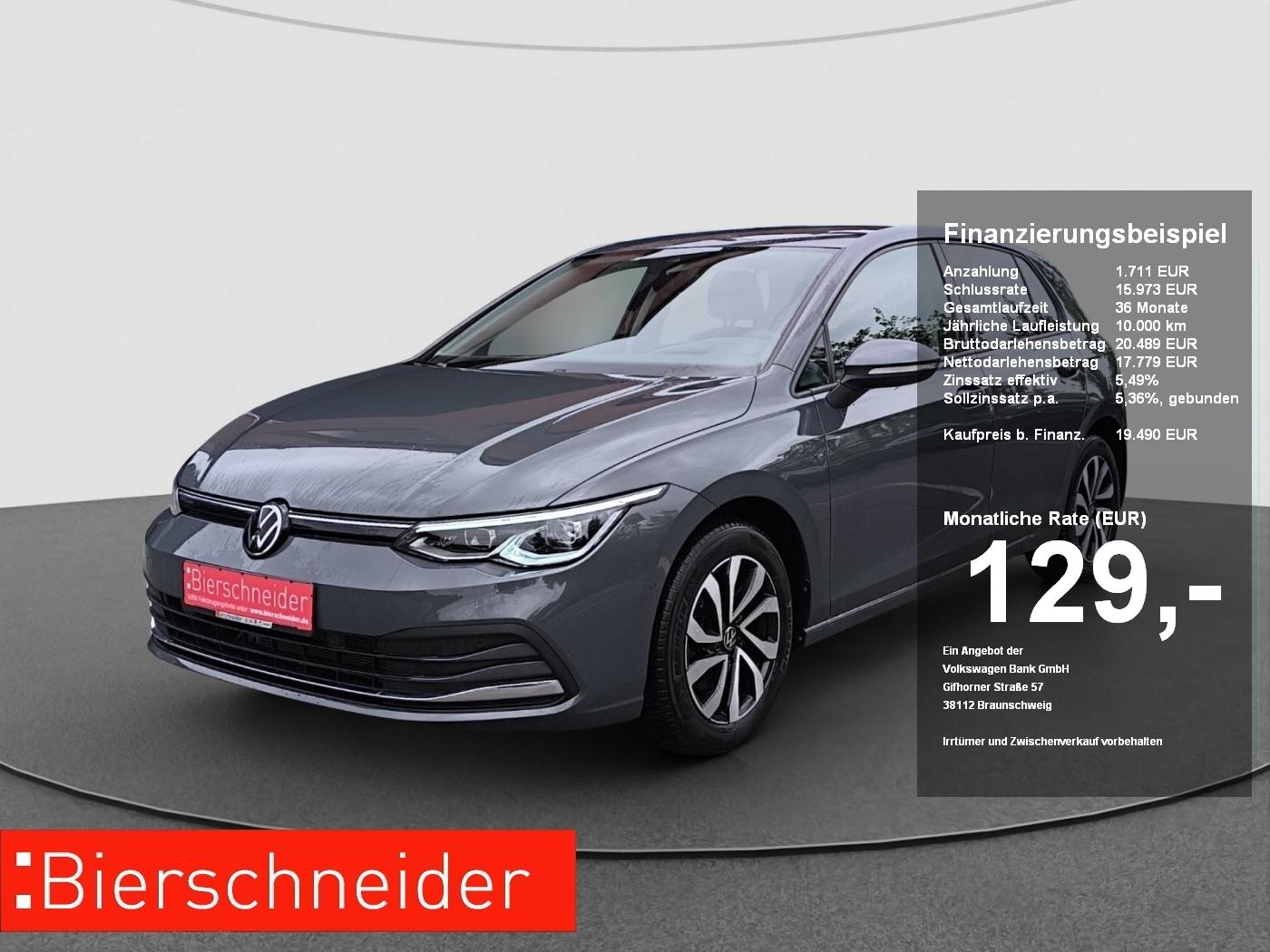 Volkswagen Golf VIII Lim. 1.5 TSI Active HEAD NAVI RFK STAN