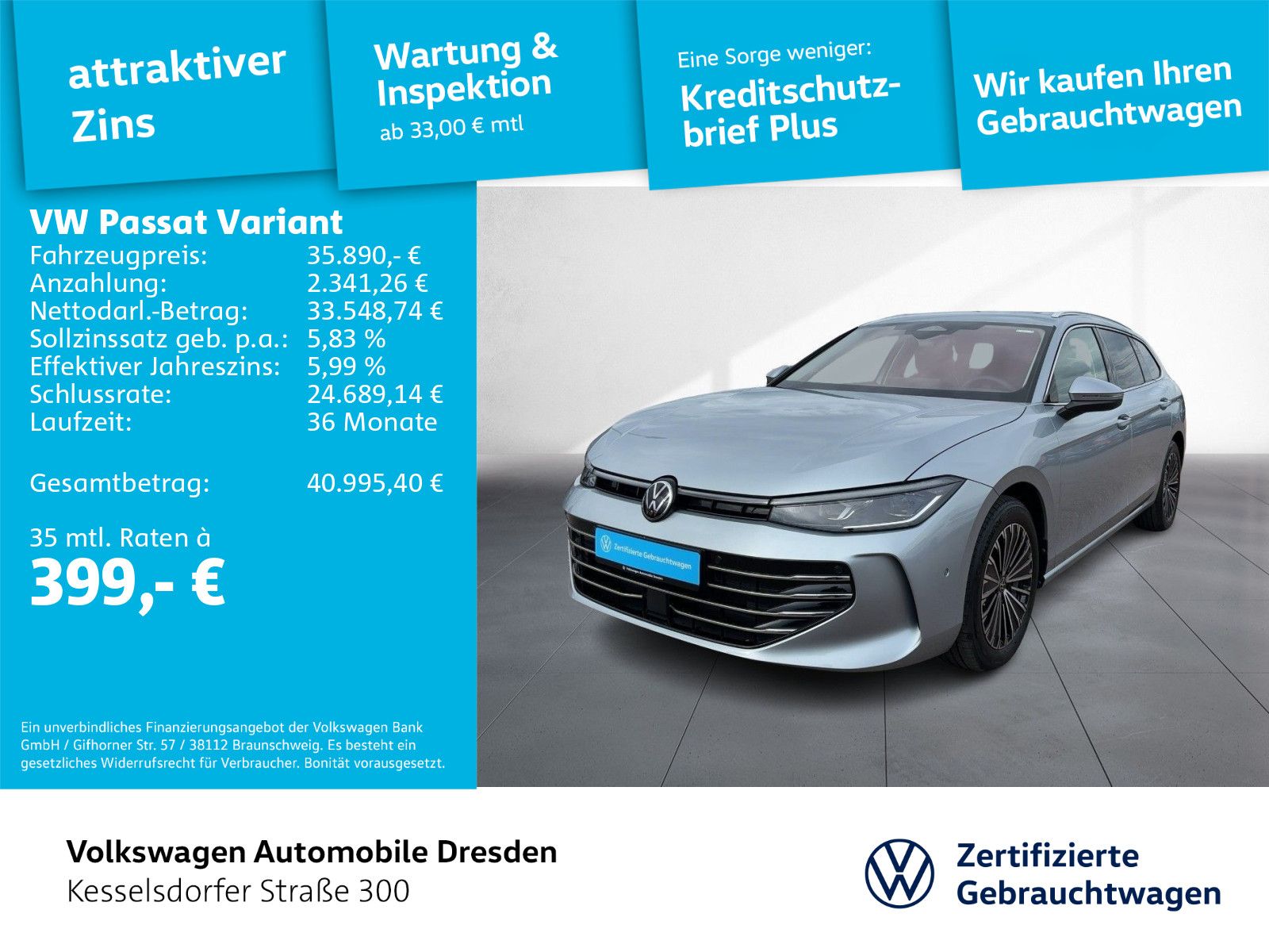 Volkswagen Passat Variant 2.0 TDI DSG Elegance AHZV HUD LED foto 2