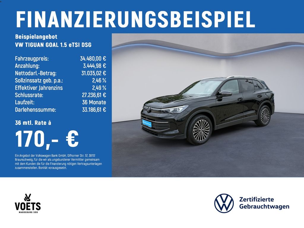 TIGUAN GOAL 1.5 eTSI DSG IQ-LIGHT+AHK+AREA+EASYO