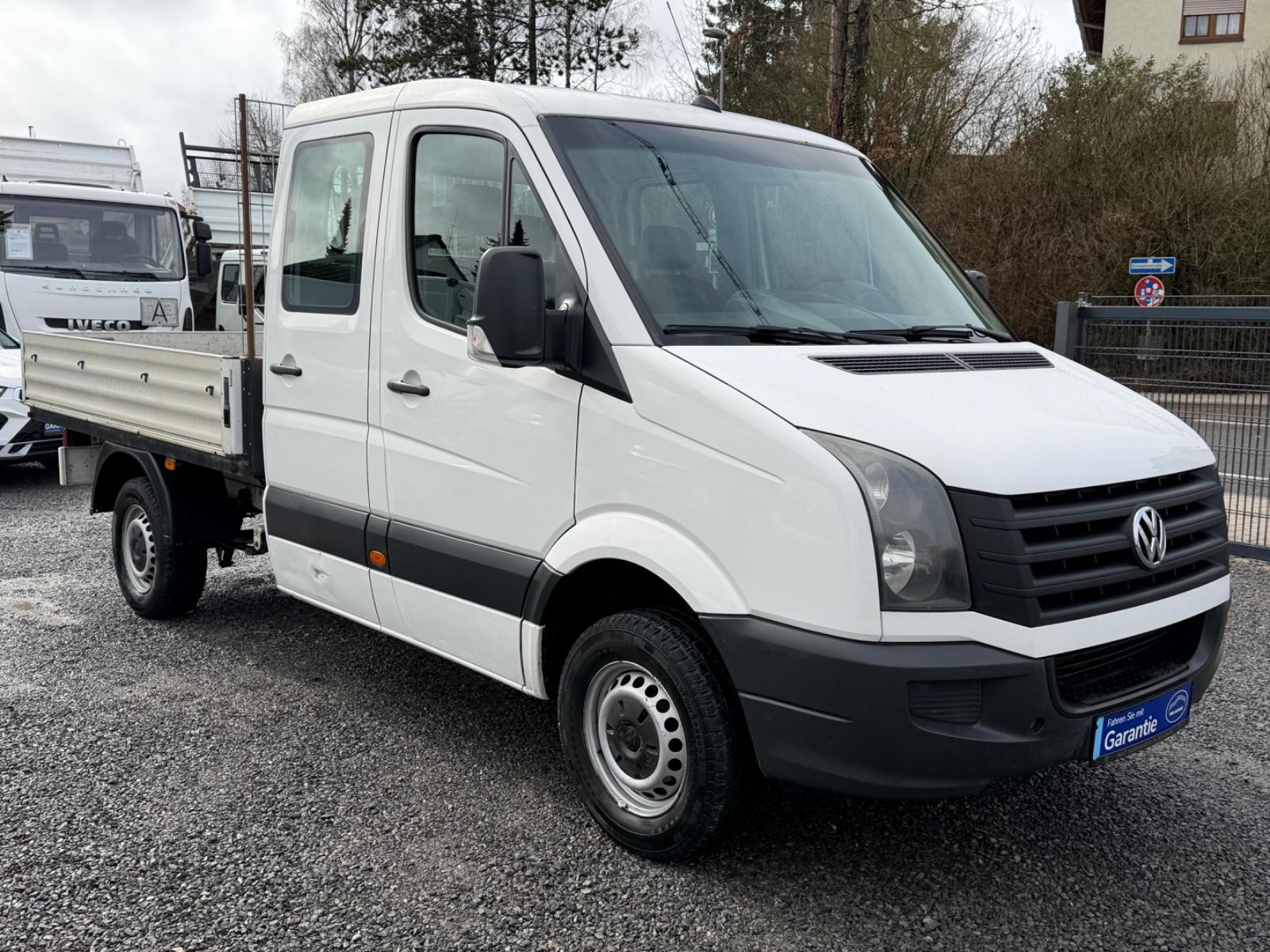 Volkswagen CRAFTER DoKa PRITSCHE 7-SITZER AHK-3.500KG ASR
