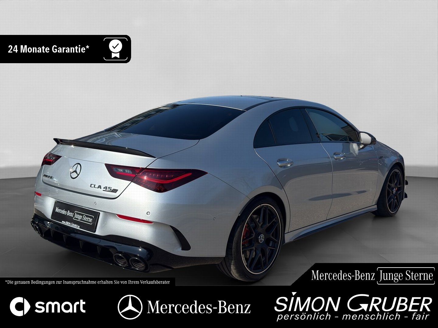 Fahrzeugabbildung Mercedes-Benz CLA 45 S 4M+ AMG Aero Burm Pano HUD Perfo Sitze