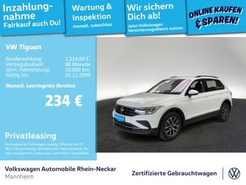 Volkswagen Leasingangebot: Volkswagen Tiguan 1.5 TSI Life Navi Kamera LED uvm
