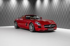 SLS AMG 6.2 V8 Roadster RED/BROWN CARBON