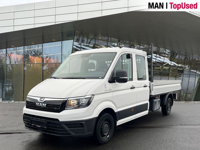 MAN TGE 3.180 4X2 SB PRITSCHE / 7-SITZER / AHK-KUGEL