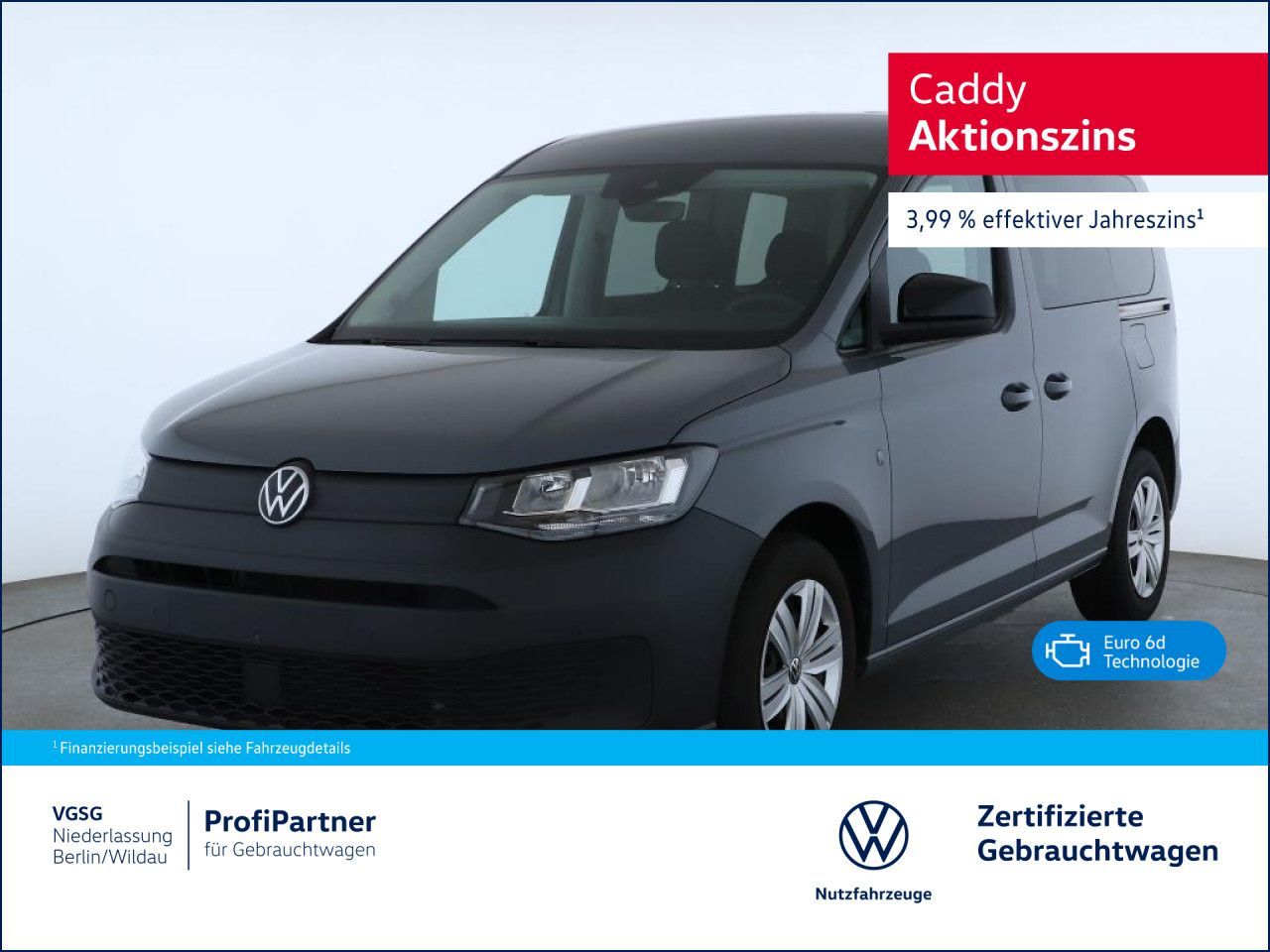 Volkswagen Caddy Basis TSI AHK+PDC+Navi-Vorb+Winterpaket