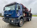 Iveco EuroTrakker 260E47 Langholz Kran+Hänger 6x4 - Iveco Eurotrakker