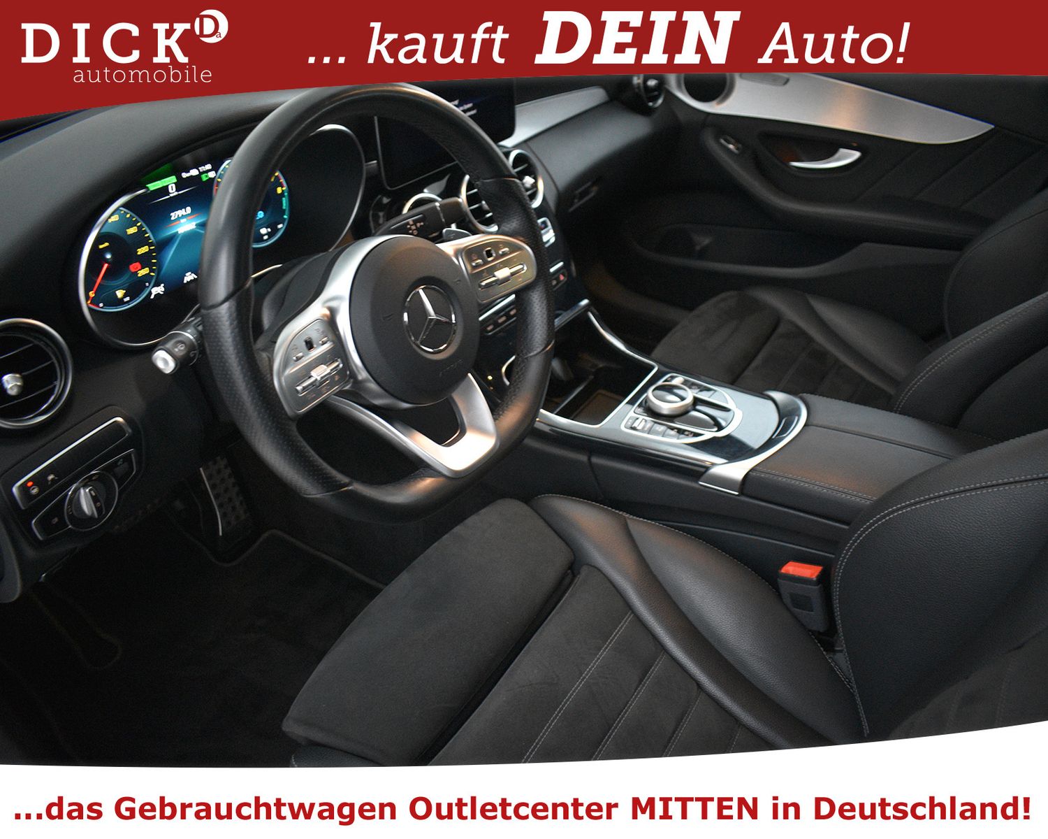 Fahrzeugabbildung Mercedes-Benz C300e T 2X AMG Line WIDESC+ALCANT+LED+STDHZ+ACC+