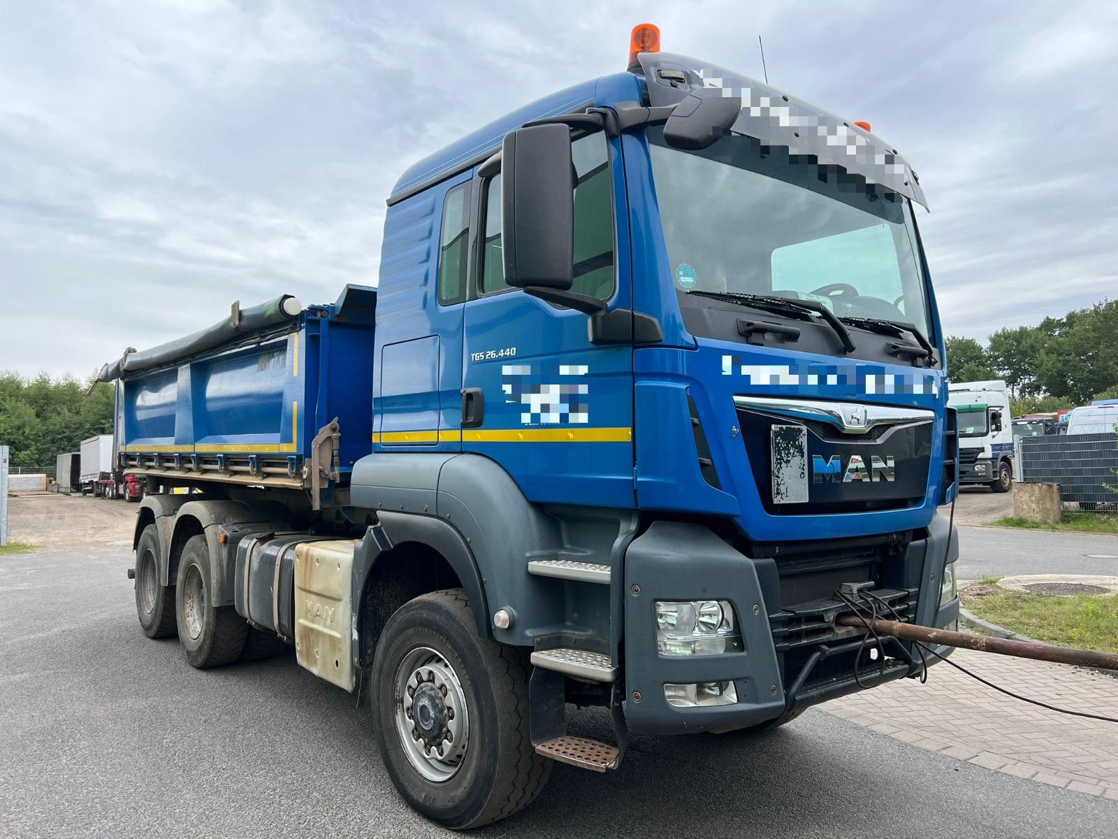 MAN TGS 26.440/6x6/3-SEITENKIPPER/MOTORSCHADEN/EURO6