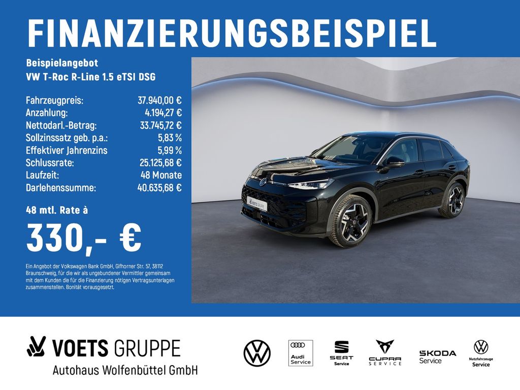 T-Roc R-Line 1.5 eTSI DSG TAGESZULASSUNG