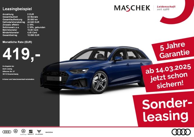 Audi A4 Avant S line 40 TDI quat BlackEd Leder Kamera