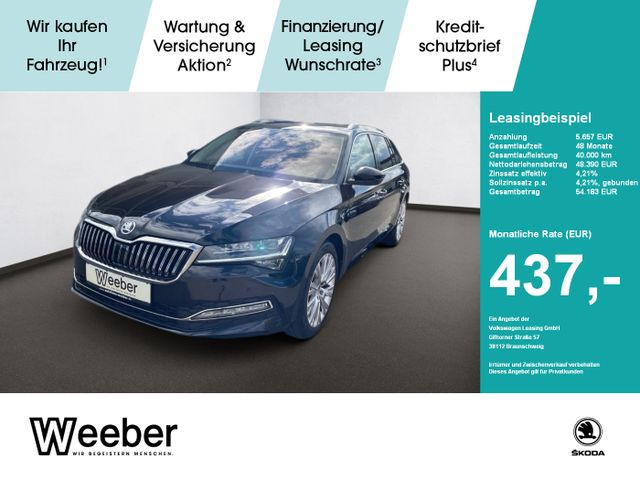 Skoda SUPERB COMBI 2.0 TDI DSG Style AHK Navi LED LM