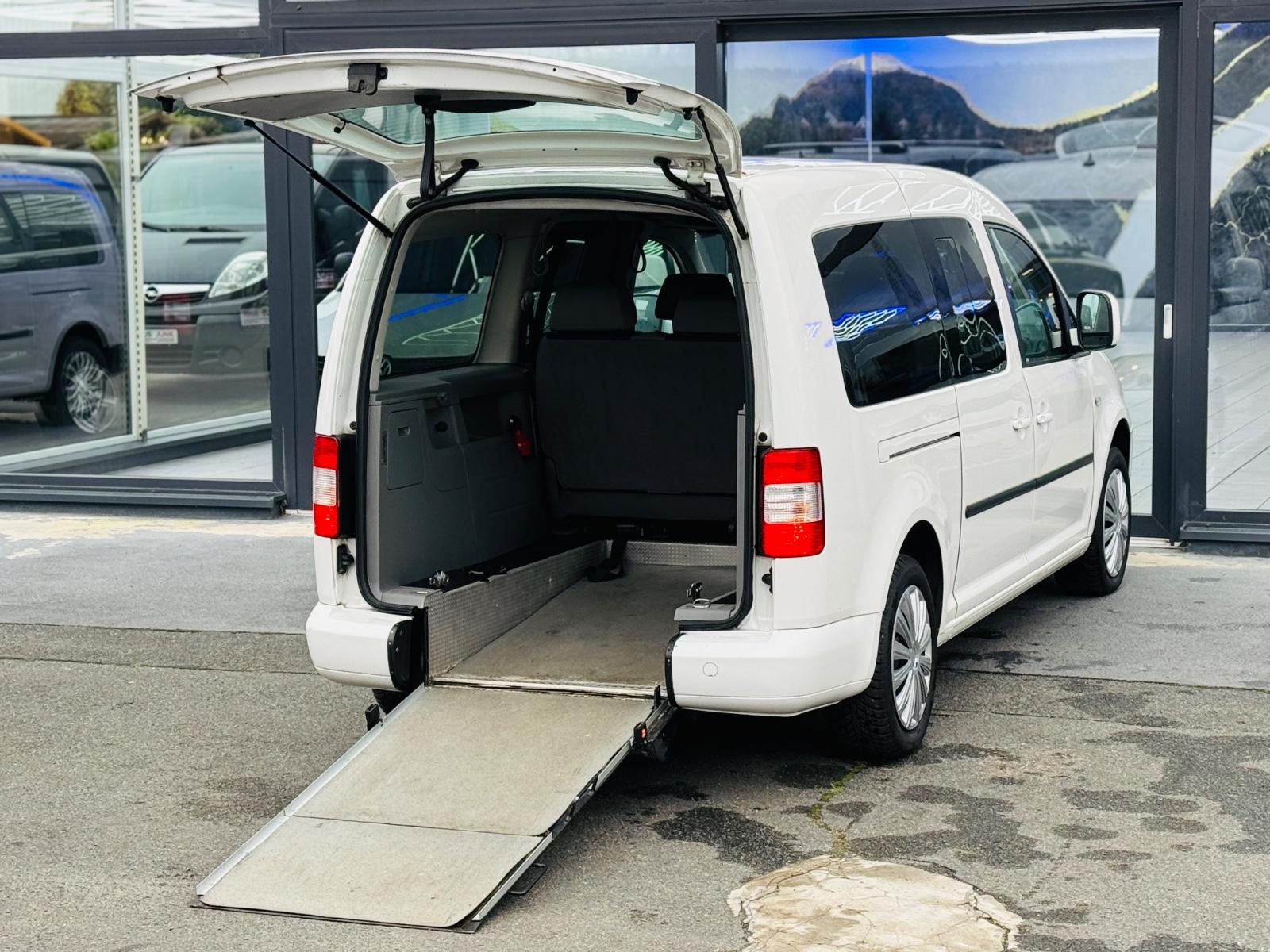 Volkswagen Caddy Maxi-Behindertengerecht-Rampe