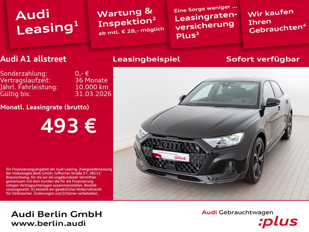 Audi A1 allstreet 35 TFSI S tr. LED RFK NAVI SONOS