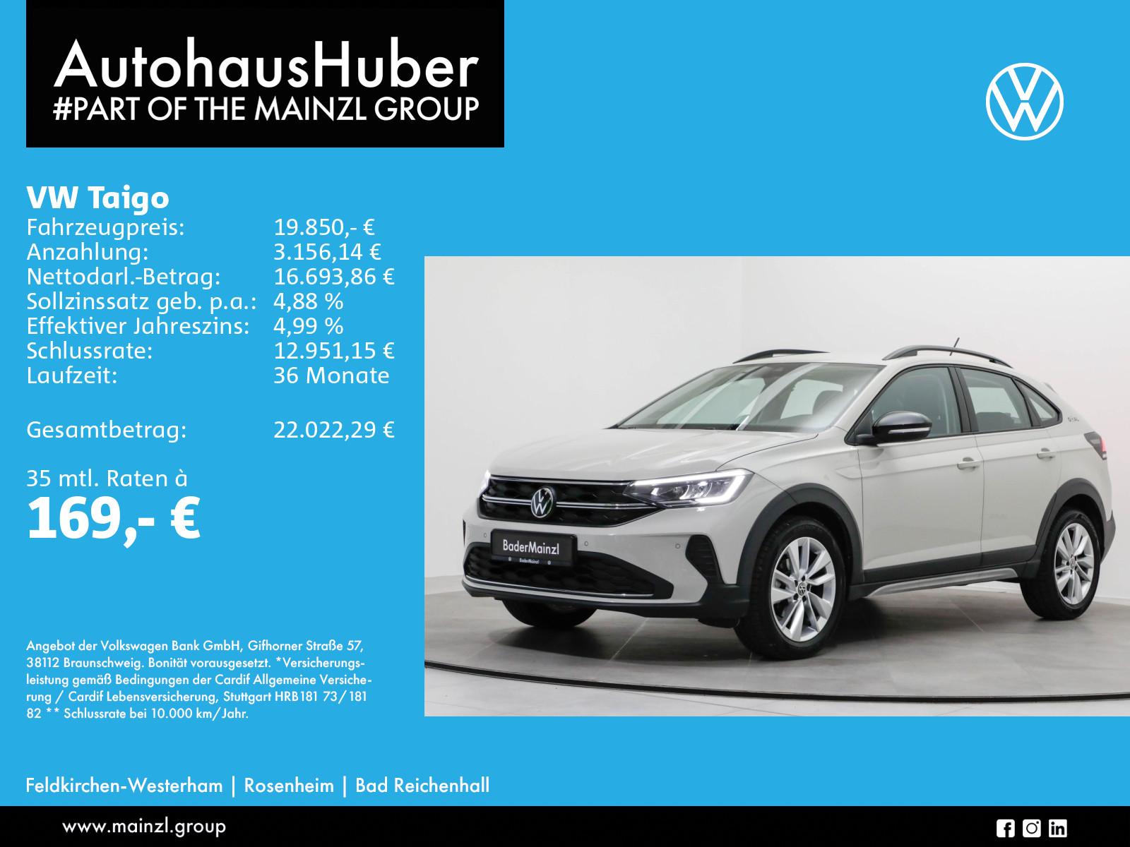 Volkswagen Taigo 1.0 TSI Goal ACC Carplay Kam. LED Virtual