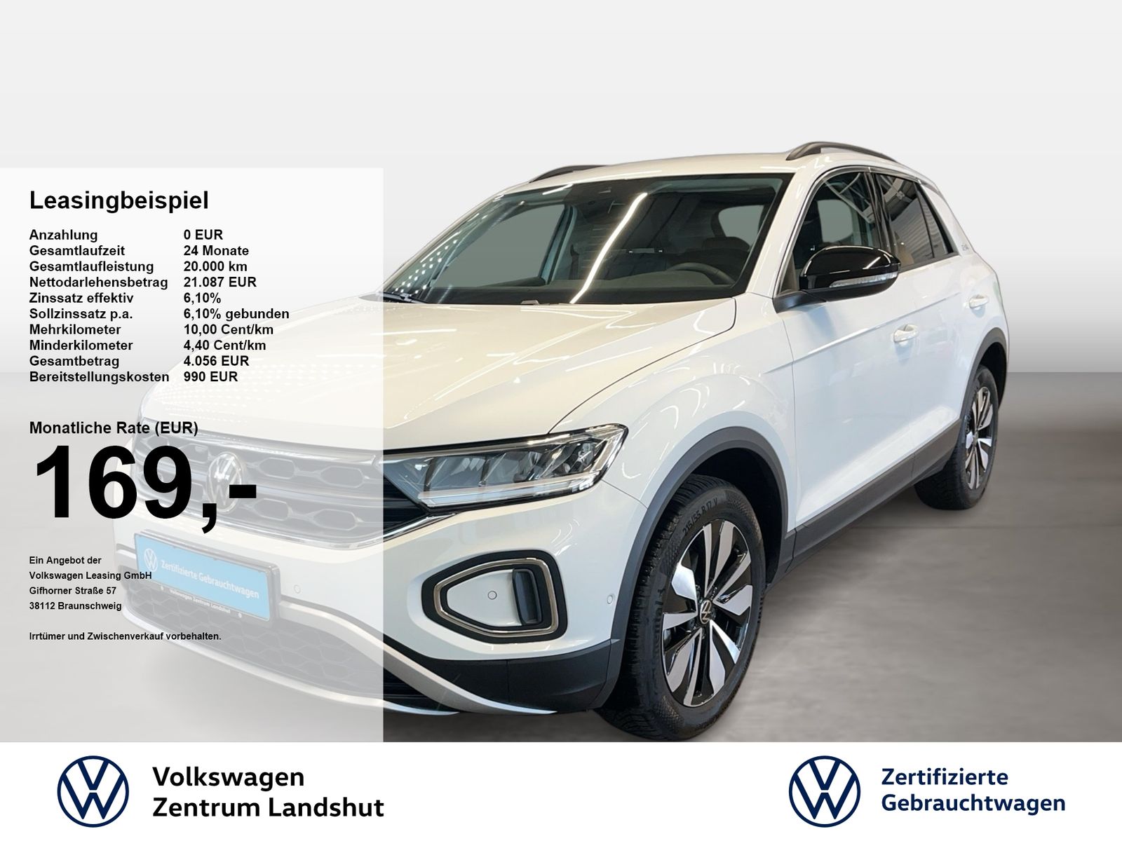 Volkswagen T-Roc 1.0 TSI Life GOAL 2xKlima ACC KlimaA LED
