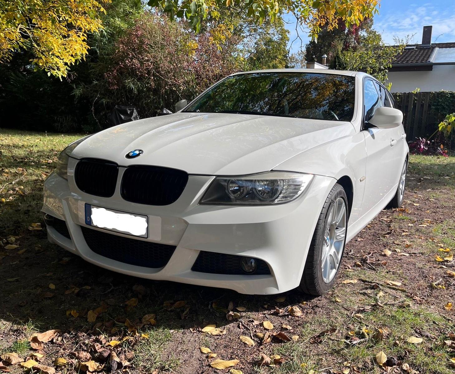 BMW 320 2009 — rear view