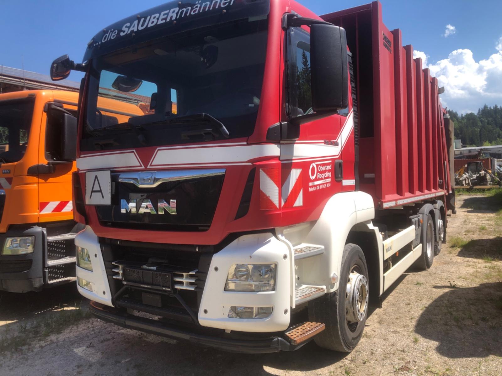 MAN TGS 26.360 BL Euro 6 Zöller X2 Delta Lifter