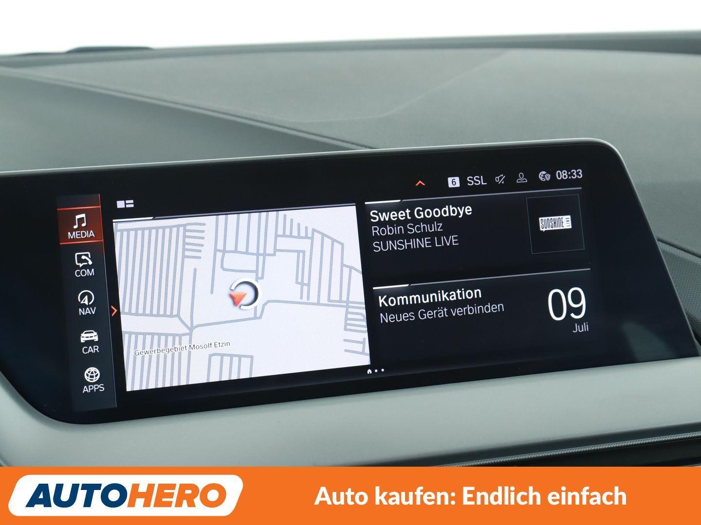 BMW 118 1er 118i Advantage Aut.*NAVI*LED*PDC*TEMPO*SHZ*, миниатюра 19