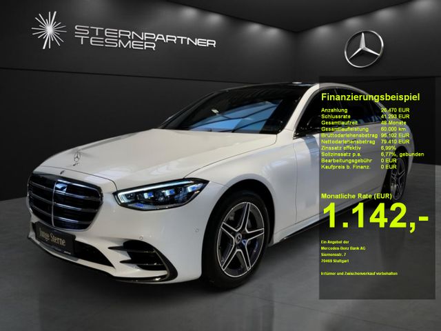 Mercedes-Benz S 350d 4M +AMG+Night+Memory+MBUX+StHz+PANO+NAVI