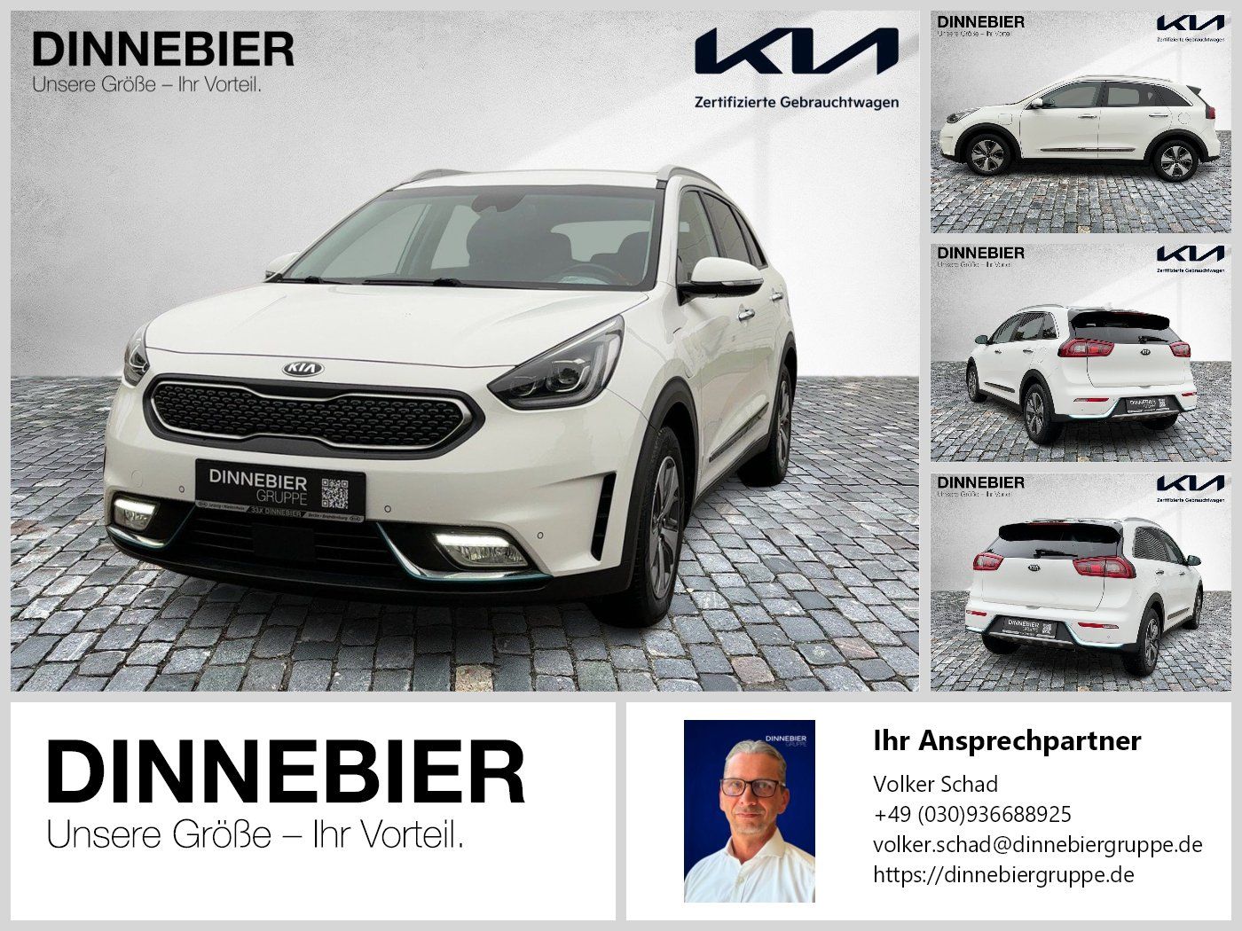 Kia Niro Spirit 1.6 PlugHybrid ACC+CAM+LED+NAVI+TWA