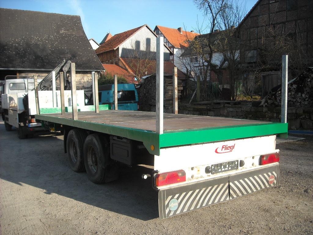 Fliegl TPS 135, Ladel. 6,20m, Rungen. HU 03/2026