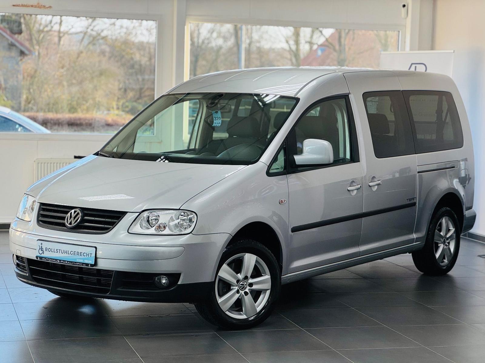 Volkswagen Caddy Maxi Team 1.9 TDI Rollstuhlgerecht-Rampe