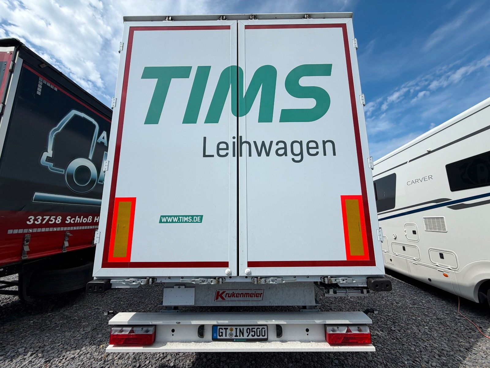 Fahrzeugabbildung Krukenmeier 10,8 t Tandem Anh. Koffer