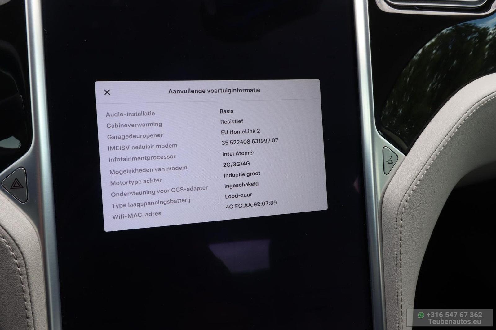 TESLA MODEL S 85 367 CH – 85 KWH – 87 % SOH – 175 763 KM – TOIT PANO – CAMÉRA – SIÈGES ÉLECTRIQUES – JANTES 19" – 2 CLÉS