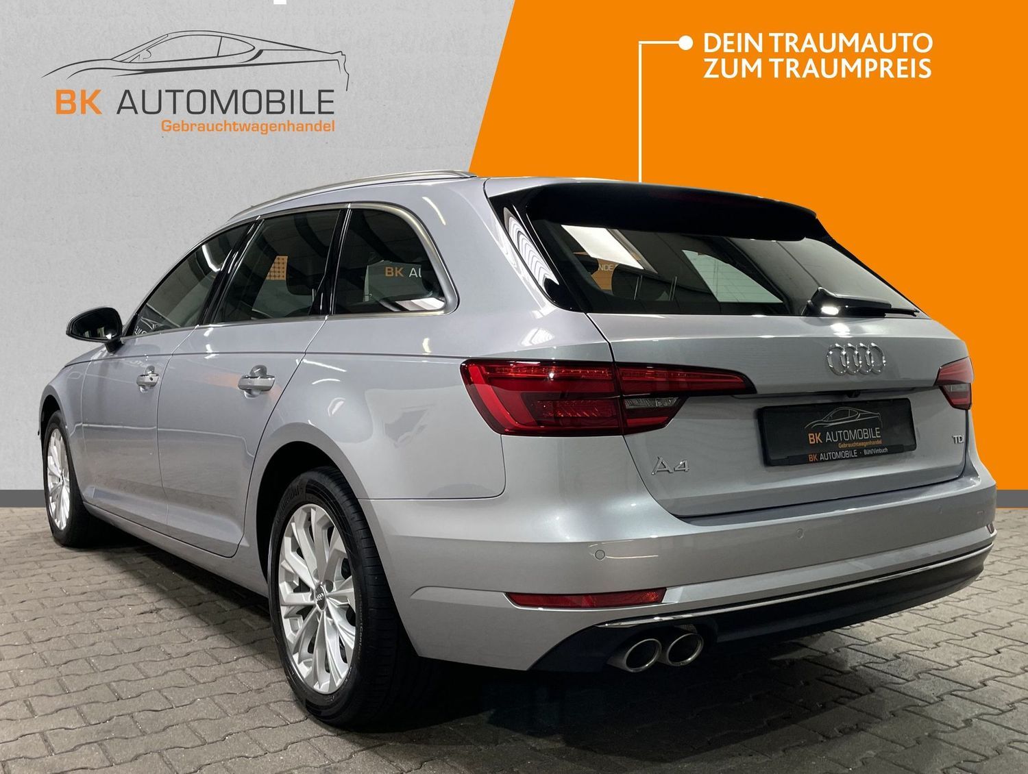 Fahrzeugabbildung Audi A4 Behinderteng. #Kamera#Matrix#ACC#Pano#Virtual