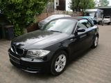 BMW 118 Baureihe 1 Cabrio 118i - BMW 118 mit Benzin-Antrieb: Schwarz, Leder, Cabrio, Automatik