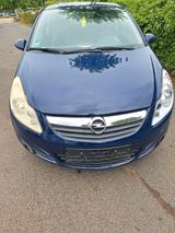 Opel Corsa mit Fahrrad Hänger - : Hänger