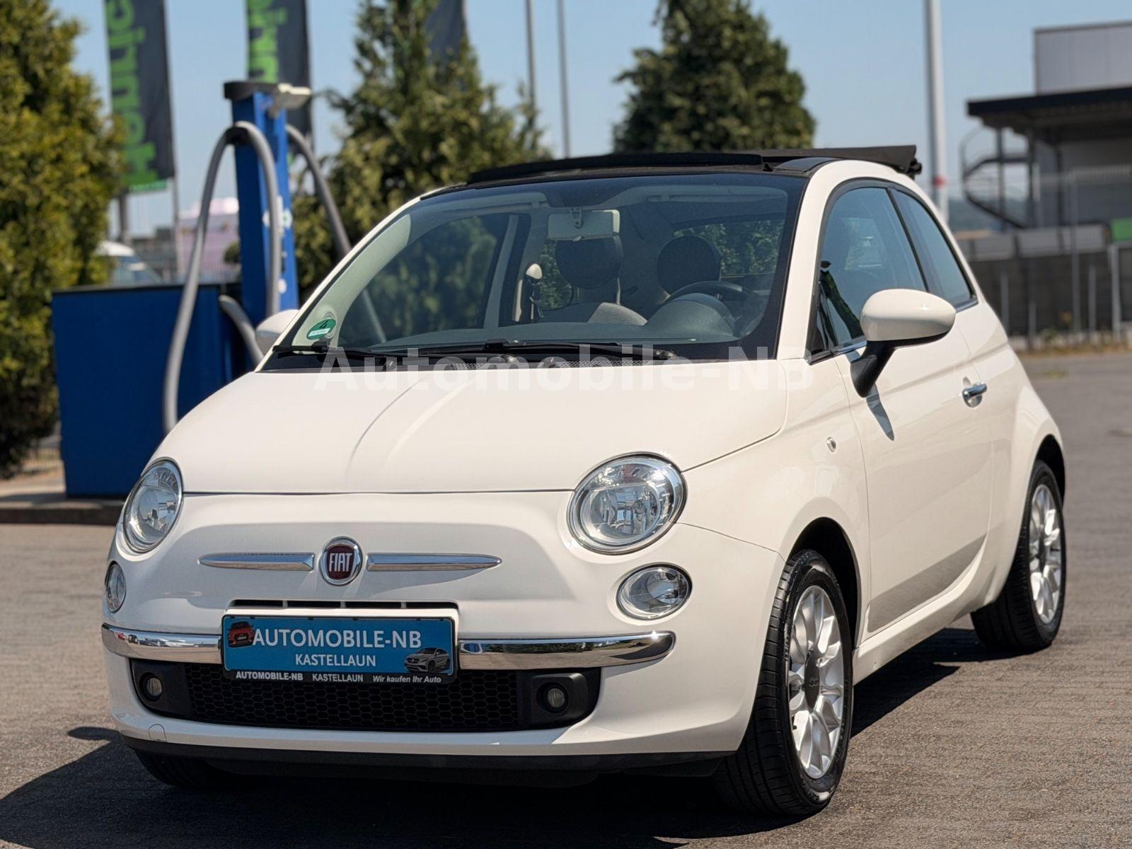 Fiat 500 Cabrio Lounge Klima Leder Garantie Euro 5
