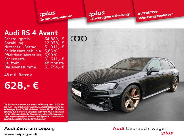 Audi RS 4 Avant *Matrix*Pano*AHK*Tour*Stadt*VMax 280*