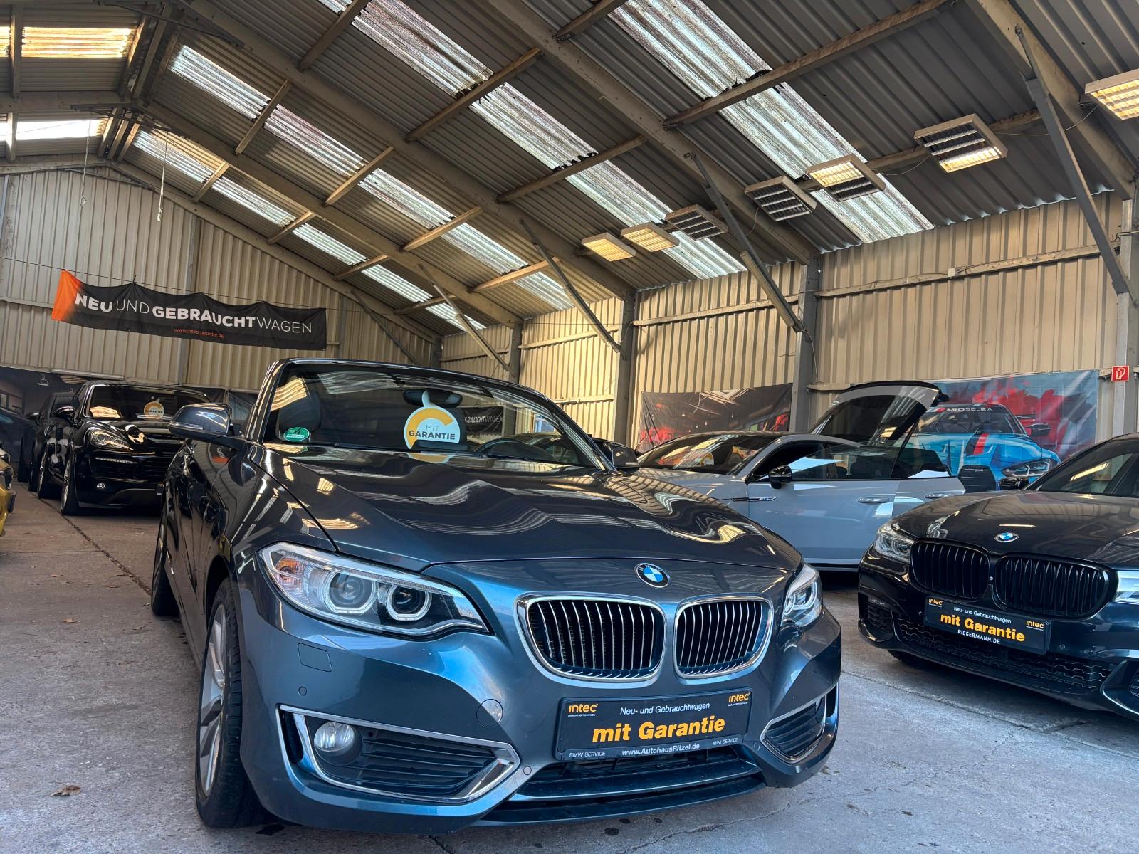 BMW 218d 2 Cabrio d Luxury Line Automatik LEDER
