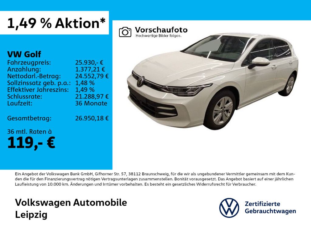 Volkswagen Golf VIII 1.5 eTSI Life *Standhzg.*ACC*DSG