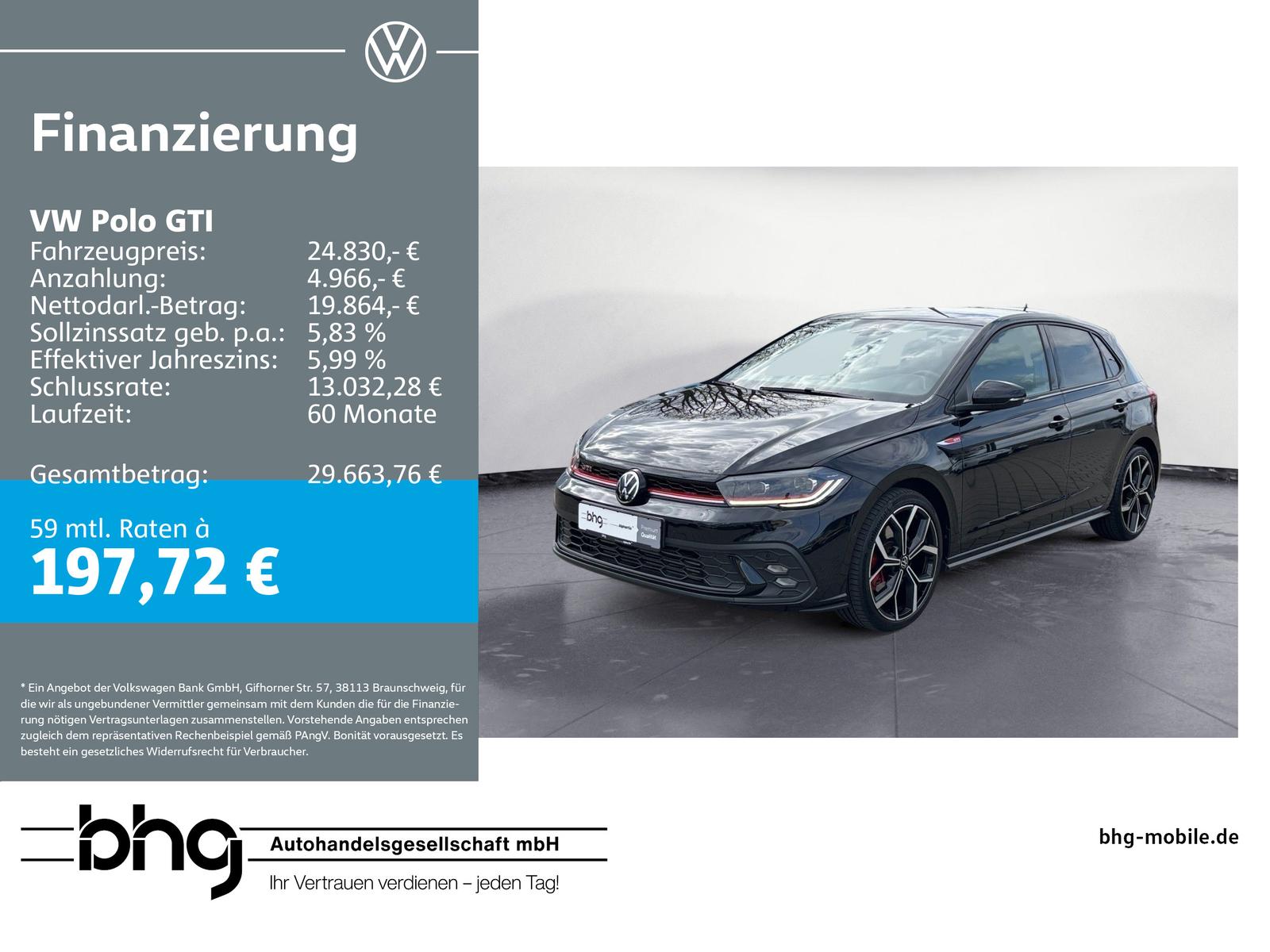 Volkswagen Polo GTI 2,0 TSI OPF  DSG