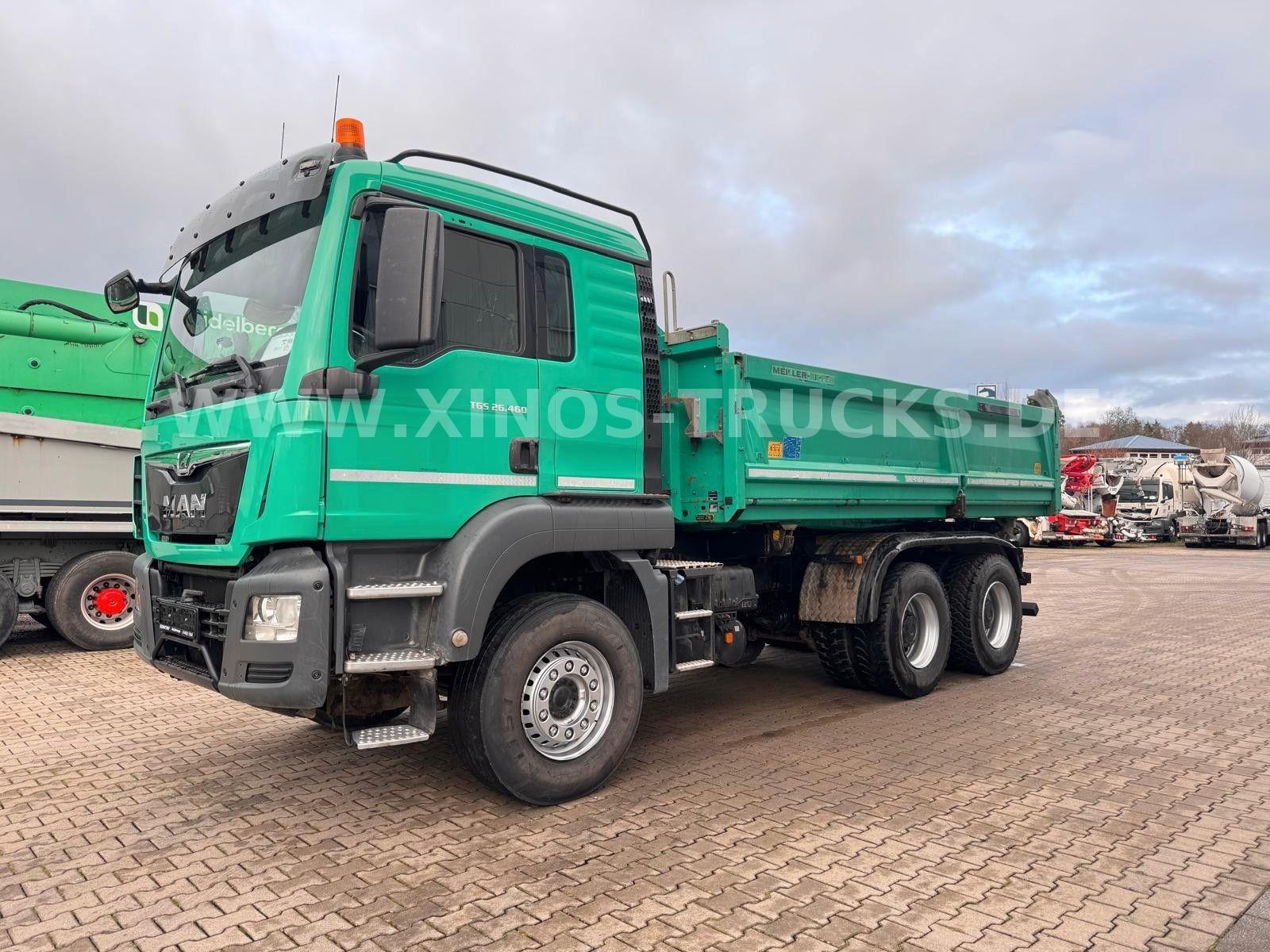 MAN TGS 26.460 Meiller 3-S-Kipper Bordmatik Retarder